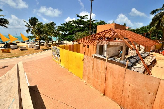 Obras da nova Balança de Peixe da Pajuçara estão em fase final