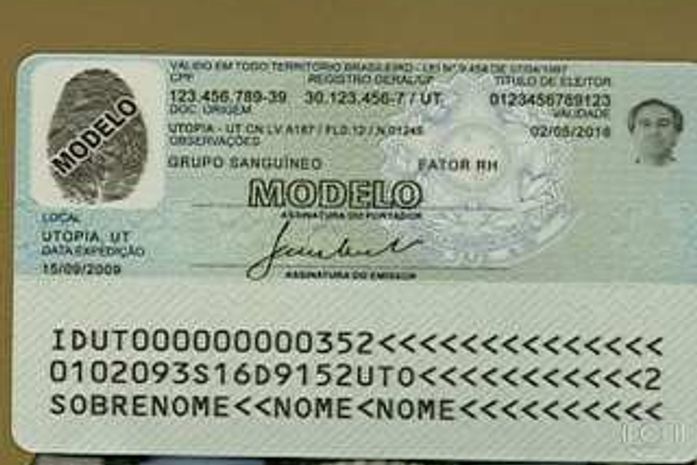 Senado aprova projeto para emissão gratuita de novo modelo de RG