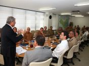 Governador recebe coronéis da PM e do Corpo de Bombeiros
