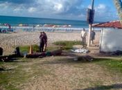 Morador de rua é assassinado a beira mar na praia do Francês