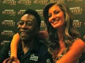 Pelé elogia Gisele Bündchen após encontro em evento 