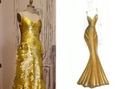 Zac Posen cria vestido de ouro 24 quilates avaliado em US$ 1,5 milhão!