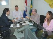 Secretários Municipal e Estadual de saúde firmam parceria