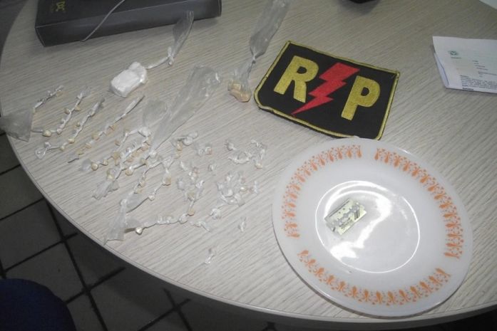 Drogas apreendidas na Mangabeiras e no Clima Bom