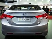 Hyundai Elantra flex no Salão de São Paulo, em outubro passado 