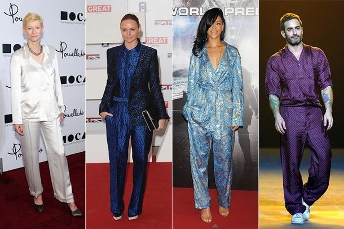 O pijama invade as ruas: Rihanna e mais famosas apostam na tendência