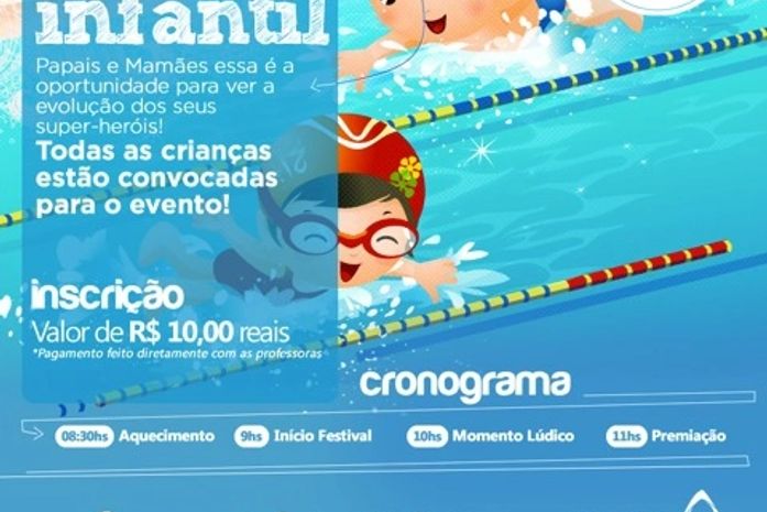 Maceió recebe Festival de Natação Infantil