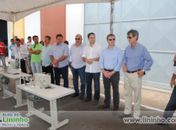 Remi, Zé Carlos, Kleiner, Renan Filho no Polo de Confecções de Murici