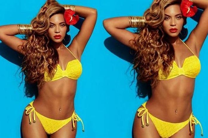 Beyoncé posa de biquíni para a nova campanha da H&M