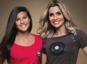 Tal mãe, tal filha! Flávia e Giulia posam magrinhas  em foto para campanha