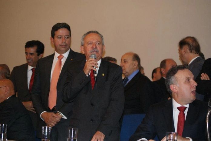 Senador Benedito de Lira e o deputado Arthur Lira