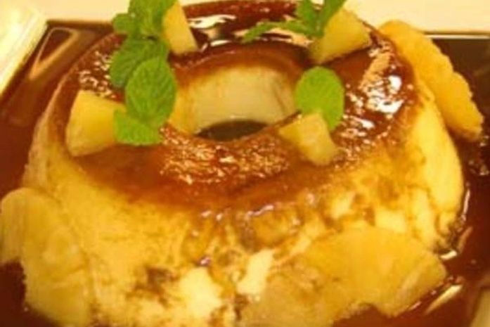 Veja a receita e aprenda a preparar um saboroso pudim de abacaxi
