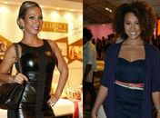 Sheron fez críticas à Valesca Popozuda e a funkeira não deixou barato. Nas fotos, as duas com seus looks do Fashion Rio