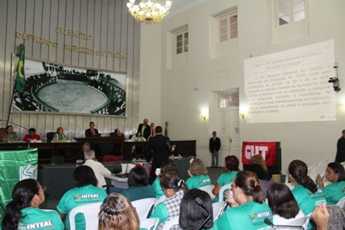 Sinteal participa de “audiência pública” na ALE