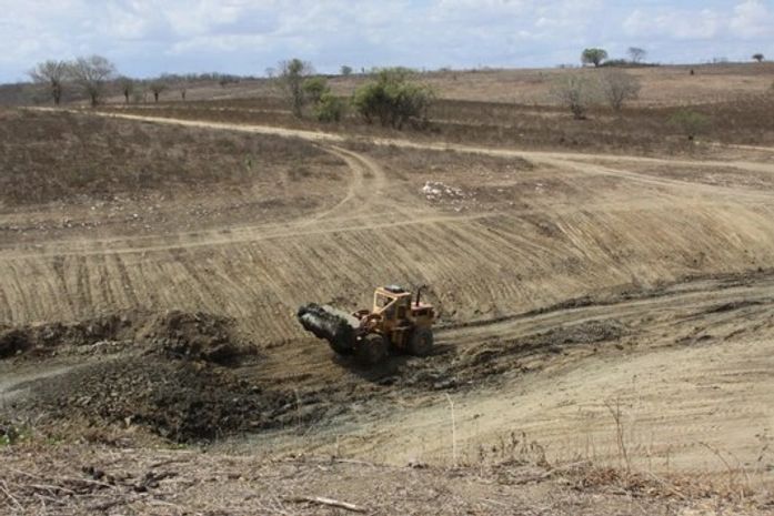 Limpeza de barreiros