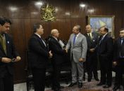 Renan com lideranças dos taxistas