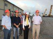 Porto de Maceió: Collor visita canteiro de obras de módulos para o Pré- sal