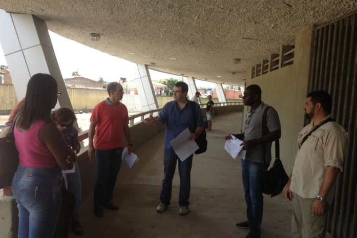 Visita técnica ao estádio Rei Pelé