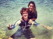 Monique Alfradique e namorado 