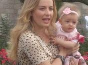 Sem Luciano Huck, Angélica leva  a pequena Eva para passeio na Disney