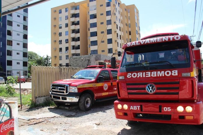 Incênio no bairro de Cruz das Almas