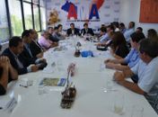 Durante o encontro, os presidentes discutiram a seca nos estados nordestinos por causa da pior seca dos últimos 50 anos e a crise nas prefeituras