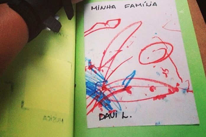 Irmã de Neymar se 'derrete' com 'desenho' de Davi Lucca na escola