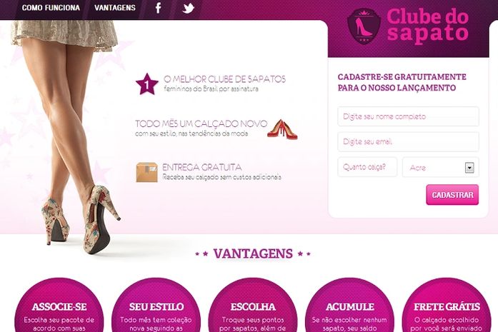 É de Alagoas, a mais nova loja virtual de Sapatos no modelo Assinaturas do Brasil.