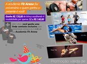Academia Fit Arena Completa Dois Anos