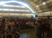 Ginasio de esportes.