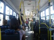 Em horários de pico, o número de passageiros fica acima da média 