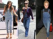 O clássico macacão jeans não sai do guarda-roupa de famosas