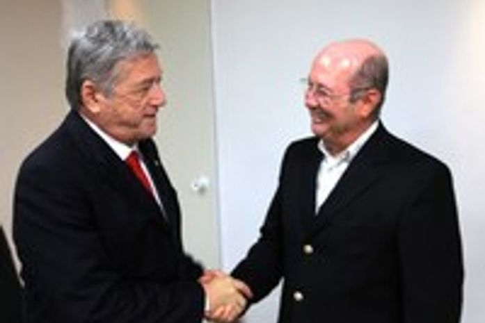 Governador Teotonio Vilela e o deputado Fernando Toledo