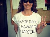 Giovanna Antonelli usa camiseta com recadinho