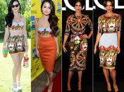 Estampas da Dolce & Gabbana viram tendência entre as famosas