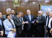 Produtores foram recebidos pelo presidente do Senado, Renan Calheiros, nesta quarta