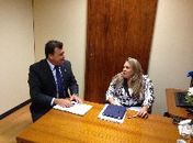 Prefeito Cristiano Matheus e a deputada Rosinha da Adefal