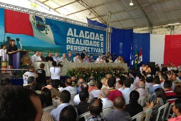 Abertura do seminário em Santana do Ipanema.