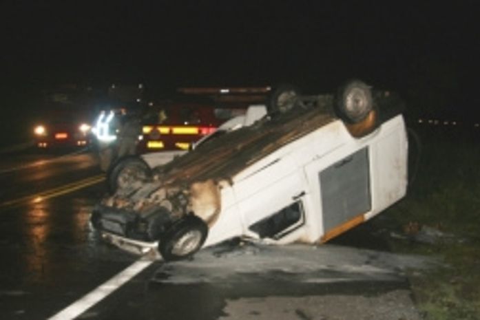 Acidente envolvendo três veículos deixa vários feridos na BR 316