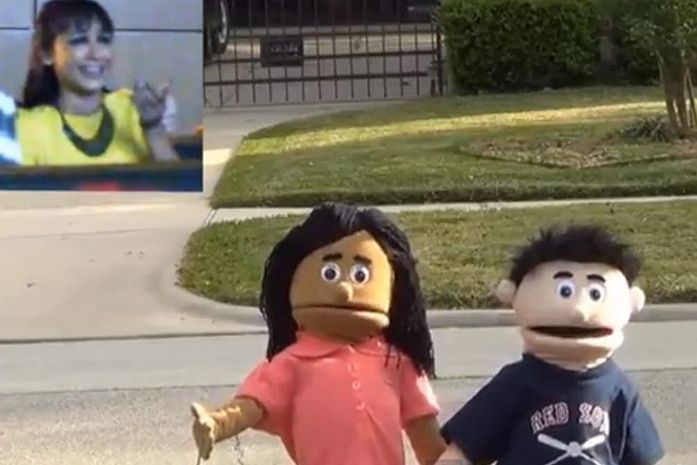 Americano usa 'filme' com fantoches para pedir namorada em casamento