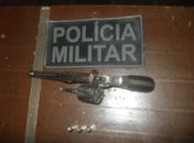 1ª Companhia Independente apreende arma em São Miguel