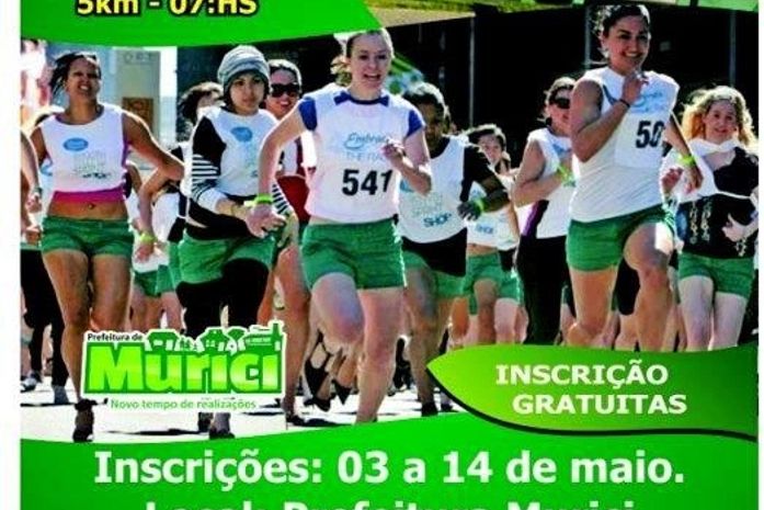 Murici promove corrida da emancipação no dia 16 em comemoração aos seus 121 anos