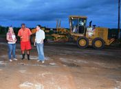 Prefeita de Major Izidoro manda aplainar estradas e arar terras