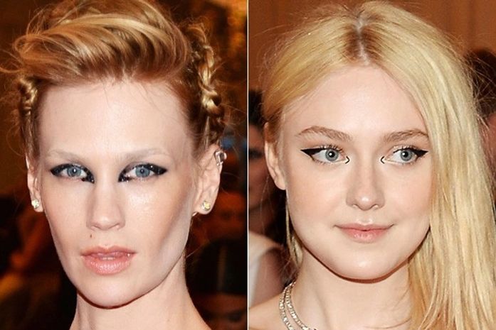 Famosas apostam em versões ousadas do delineador