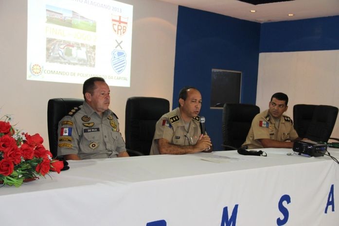 Coronel Neuton Boia dá detalhes do esquema de policiamento para clássico da final do Alagoano