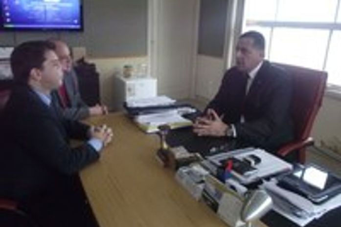 Vereador Wilson Junior com o secretário Dário César