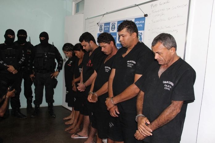 Presos na Operação Sertão
