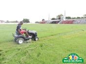 Iniciam as obras de reforma no Estádio Olival Elias de Moraes de Boca da Mata