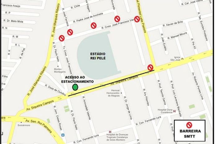 SMTT mantém esquema para última decisão do Alagoano 2013