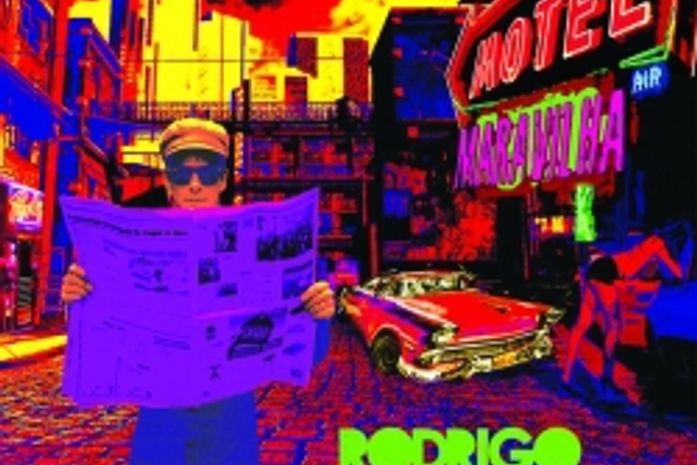 Rodrigo Santos, baixista do Barão Vermelho, divulga a capa do quinto disco solo